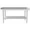 Koolmore 16 Gauge Stainless Steel Commercial Equipment Stand - 30 x 48 Heavy Duty Griddle Stand w/Undershelf EQT-163048 - alternate 1